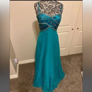 Formal, floor length dress by JUMP Apparel - size 9/10